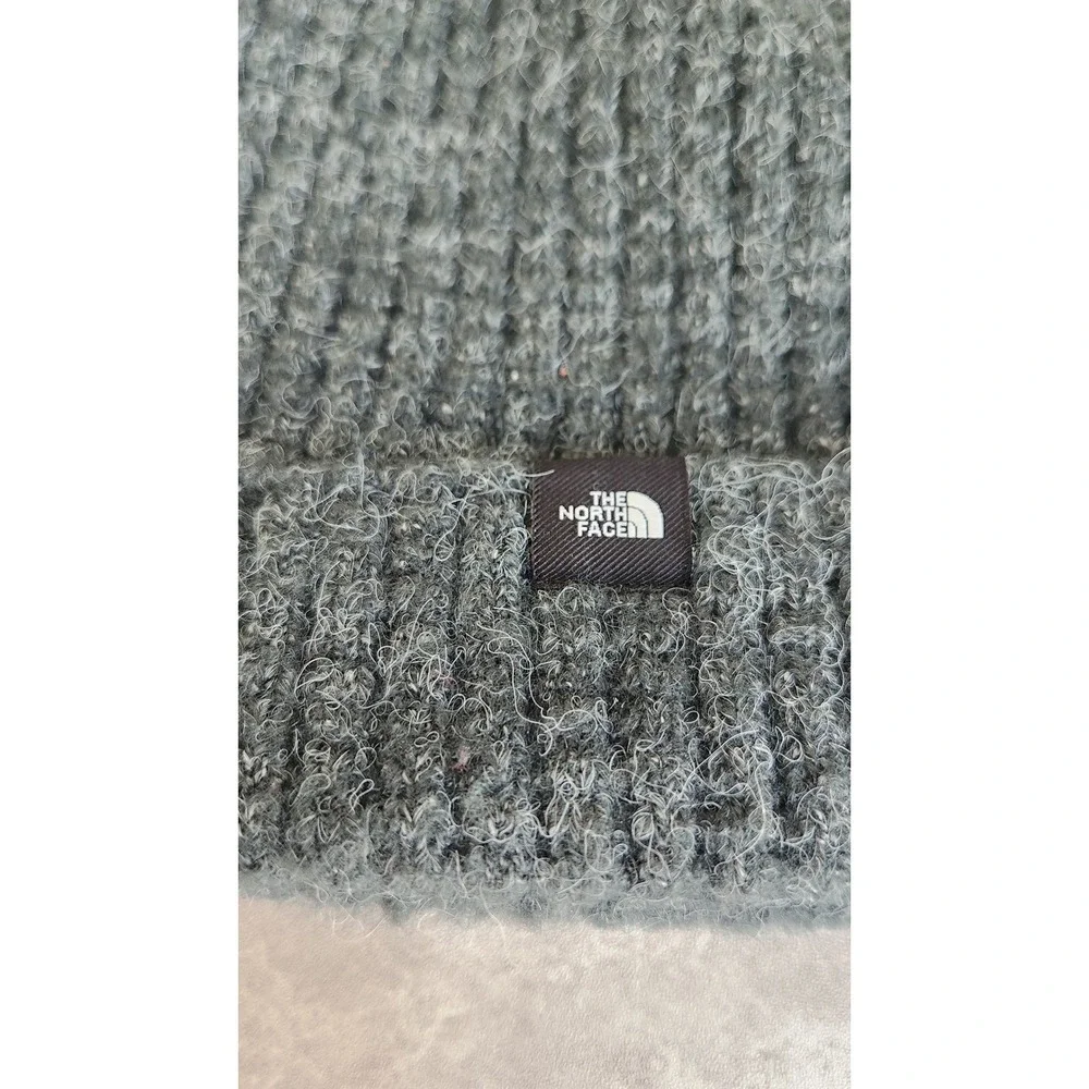 The North Face Beanie Faux Alpaca Unisex OS Green Waffle Knit Gorpcore Outdoors